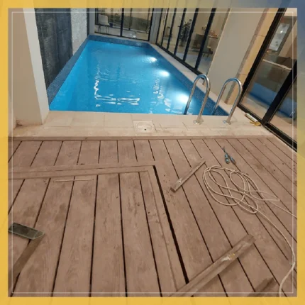 خدمة تركيب الارضيات الخشبيه